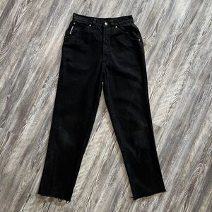 Vintage Womens Black Rocky Mountain Jeans 29x36 (24x27)
